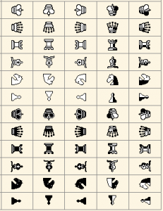 Encoding fairy chess symbols in Unicode – Julia's Fairies